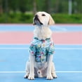 thumbnail image 4 of Dog Hawaiian Shirt Costume, Dog's Cool T-Shirts Summer Clothes, Hawaiian Shirt for Small Medium Large Dogs, Design for Summer Luau Style Beach Camp Vacation Green 3XL, 4 of 7
