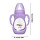 thumbnail image 5 of Biberón Leche para bebés Alimentador de agua Bebida para recién nacidos Aprendizaje de enfermería resistente al calor Taza de pezón para niños pequeños resistente al calor Púrpura, 240 ml Methold BA000333-06, 5 of 7