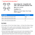 thumbnail image 2 of Brake Caliper Set - Compatible with 2000 - 2001 Chevy Suburban 1500, 2 of 2