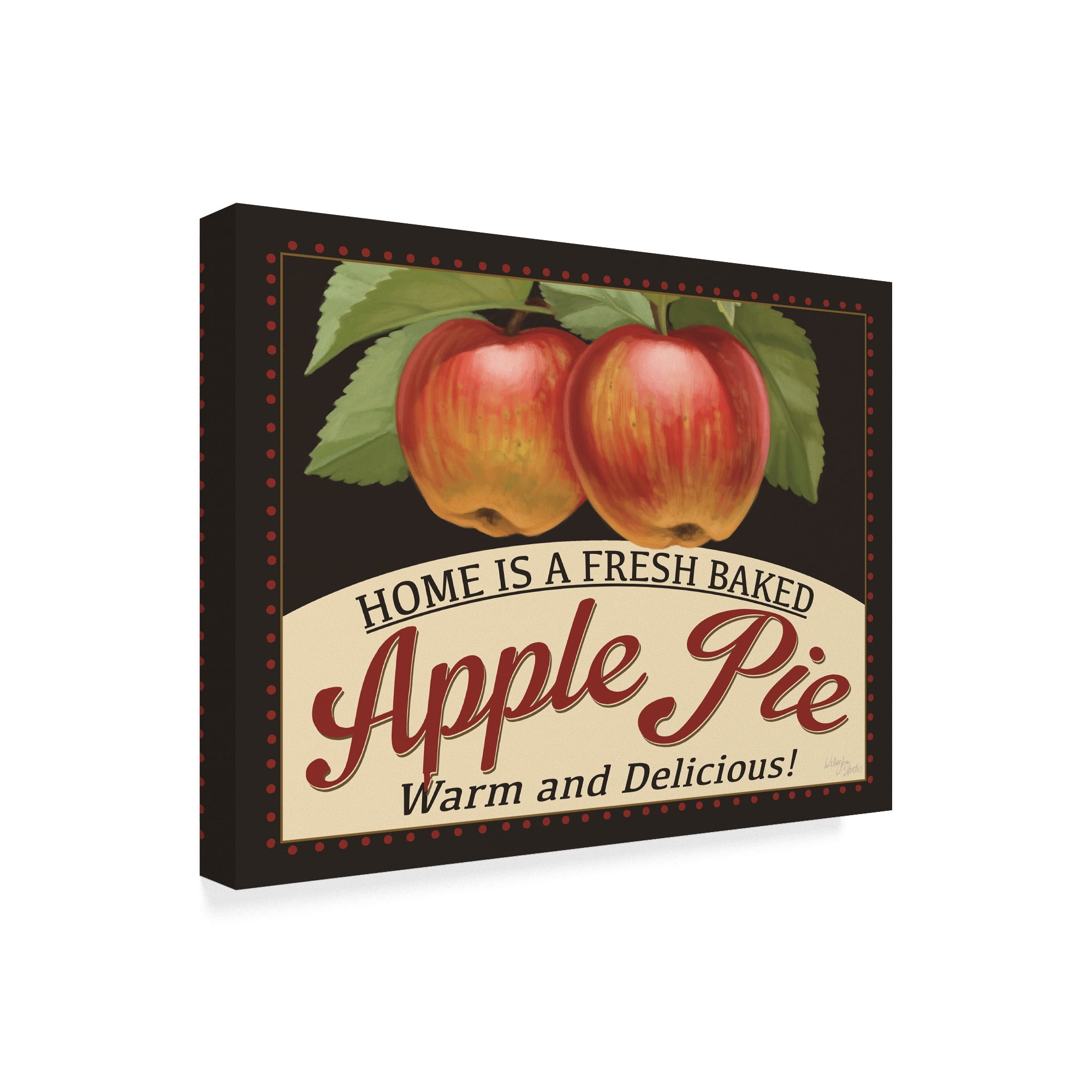 Trademark Fine Art 'Southern Charm - Apples' Canvas Art by Wellington Studio