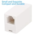 thumbnail image 3 of Uvital RJ11 6P4C Acoplador en línea modular hembra a hembra cable de extensión de teléfono recto acoplador adaptador Jack blanco (paquete de 2), 3 of 5
