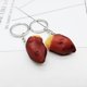 thumbnail image 2 of 3PCS Llavero de batata asada Bolso creativo Colgantes colgantes Colgantes de batata al horno de dibujos animados Llavero PVC Accesorios de batata Llavero de batata al horno simulado para mujeres Niños, 2 of 5