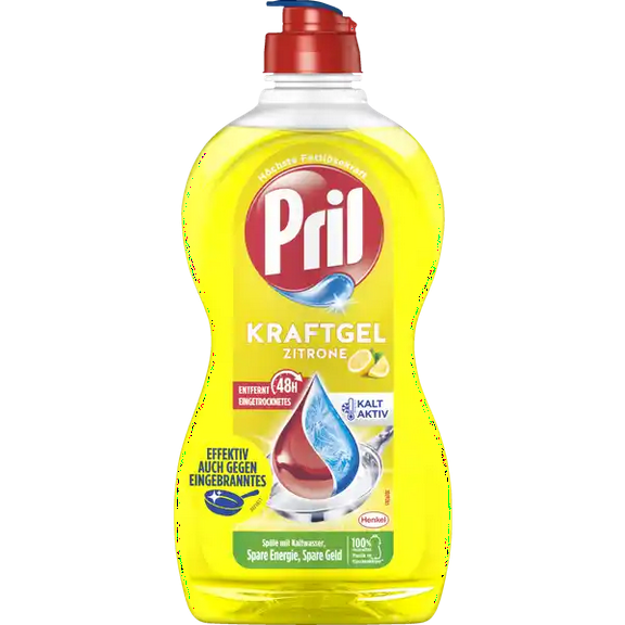 Pril dishwashing liquid LEMON 1 bottle 450ml /15 fl oz.