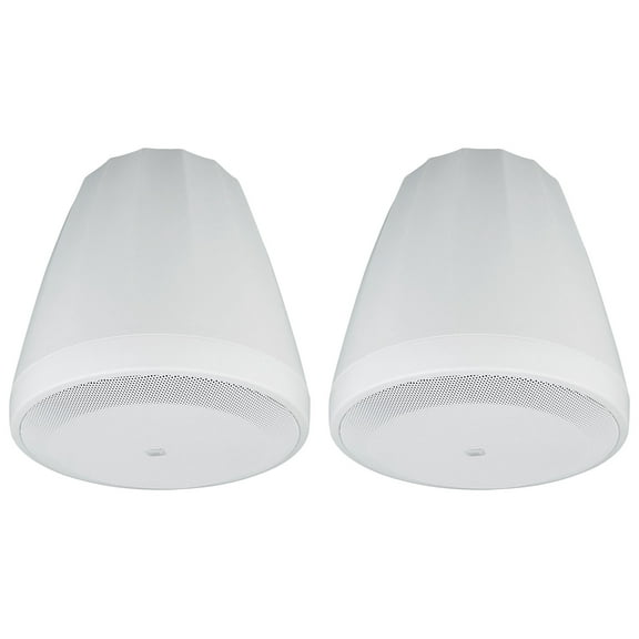 JBL Control 64P/T Compact Full-Range Pendant Loudspeaker, White, Pair