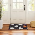 thumbnail image 3 of Yayeee Doormat for Indoor Entrance 32" x 20" Non Slippery Floor Rug, White Halloween Ghosts, 3 of 8