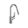 thumbnail image 2 of Hansgrohe Focus Prep Kitchen Faucet, 2-Spray Pull-Down, 1.75 GPM in Steel Optic, 2 of 2