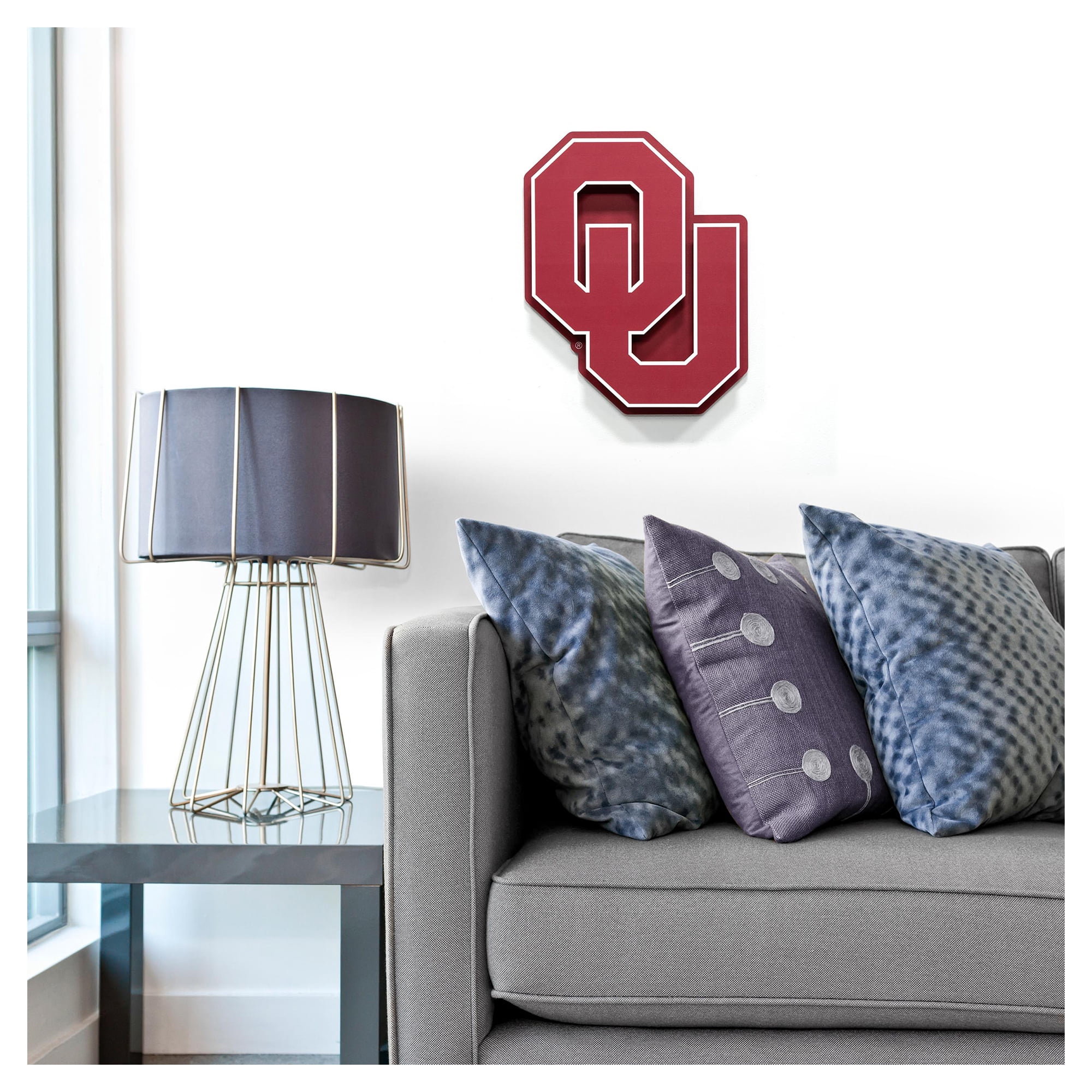 IDNA Oklahoma Sooners 14" 3DX Logo Die Cut Wall Art