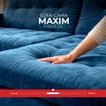 thumbnail image 3 of Sala, Sofá cama Maxim matrimonial, Atlas del Descanso con chaise longue Azul, 3 of 18