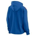 thumbnail image 3 of Women's Fanatics Royal Chicago Cubs Iconic Overslide Color-Block Quarter-Zip Hoodie, 3 of 3