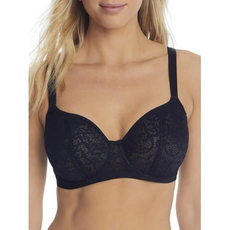 

CAMIO MIO Black All Over Lace Balconette Underwire Bra US 40DD UK 40DD NWOT