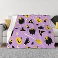 thumbnail image 1 of Balery Cute Halloween Manta de Franela con Dibujo, Lujo Ultra Suave y Cálido, Antipelusa y Resistente a las Arrugas para Cama, Sofá, Camping -50"x40", 1 of 6