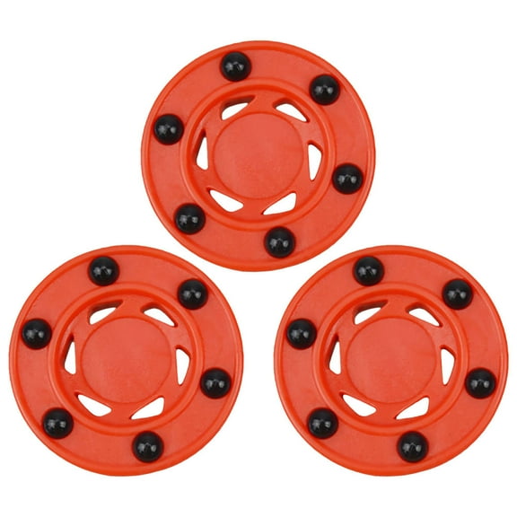 FRCOLOR  3 Pcs Street Hockey Pucks for Kids Roller Equipment and Women