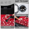 thumbnail image 5 of HUISEFOR Daisy Ladybug Car Trunk Mat 29" x 39" Cargo Mat Rear Trunk Liner Non-Slip Vehicle Interior Accessories Easy To Clean Universal Fit for Most Cars, 5 of 7