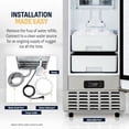 thumbnail image 5 of Newair 15” Undercounter Nugget Ice Maker, Pebble Ice Maker 66 lbs. Daily in Stainless Steel, 5 of 15