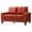 Red, variant on 58" Dacron Wrapped Foam Mid-Century Modern Sofa, Mid-Century Modern Couch with Solid Hardwood Frame, Loveseat Sofa Couch for Living Room​, Red