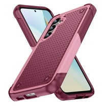 JTCASES for Samsung Galaxy S24 Plus Case, Hybird PC TPU Anti-slip, Shockproof  Bumper, Military Drop Resistant, Rugged Heacy Duty Full Body Protective Shell for S24 Plus, Slim Fit for Girls Men,Rose