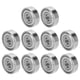 thumbnail image 5 of 10 piezas Rodamientos de bolas de acero inoxidable Accesorios para patinaje sobre ruedas de alta velocidad giratoria S627Z, 5 of 9