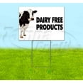 thumbnail image 1 of Dairy Free Products (18" x 24") Yard Sign, Includes Metal Step Stake, 1 of 6