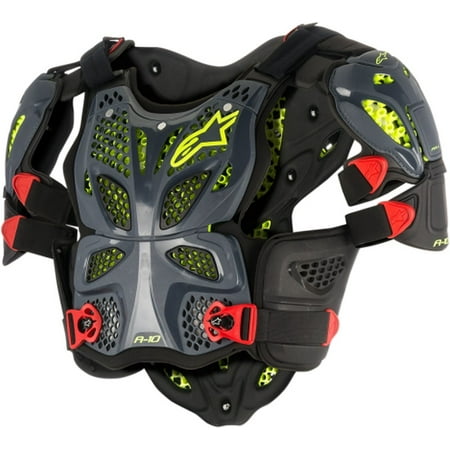 Alpinestars A-10 Full Chest Protector Black/Red