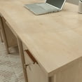thumbnail image 6 of Sauder Whitaker Point Engineered Wood Executive Desk in Natural Maple, 6 of 13