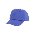 thumbnail image 1 of Top Headwear Unstructured Youth Panel Adjustable  Baseball Hat - Royal, 1 of 2
