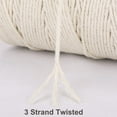 thumbnail image 2 of XKDOUS 1035ft Butchers Twine, 100% Cotton Food Safe Cooking Twine Kitchen Twine String, 2mm Natural White Butcher Twine for Meat and Roasting, Trussing Poultry, Bakes Twine & Crafting, 2 of 5
