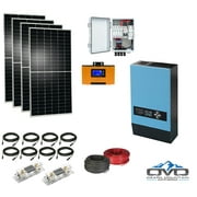2.1KW Offgrid Solar Kit + 3KW Split Phase 110/220V Inverter with Wiring