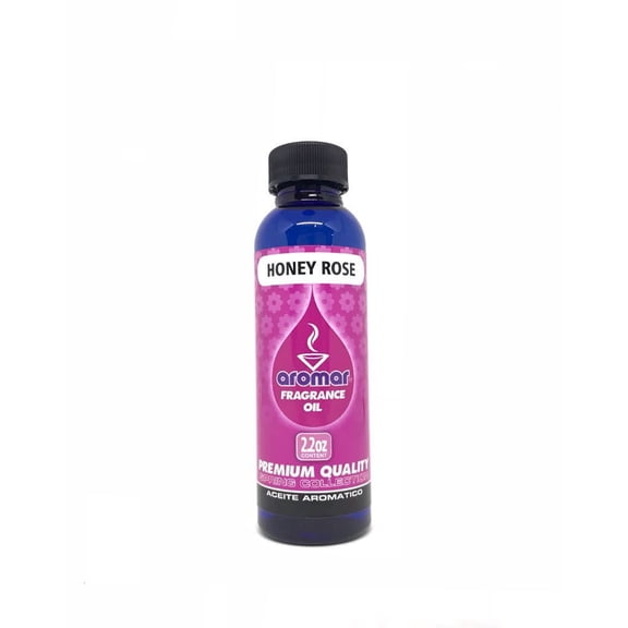 Aromar Essential Fragrance Oils 65 ml Bottle Premium Aromatherapy Oil USA Made, Honey Rose