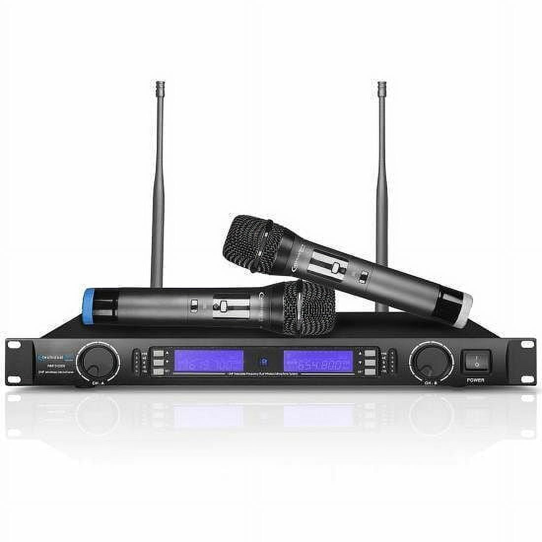 Technical Pro UHF Selectable Channel Dual Microphone System
