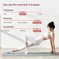 thumbnail image 6 of YOMYM Women Five Toe Split Toe Non Slip Yoga Socks,No Show Ankle Five Finger Workout Socks for Yoga Dance Home Fitness, 6 Pairs, 6 of 8