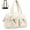Cream, variant on Travel Duffel Bag for Women, Lightweight Fashion Tote Handbag With Bowtie, Water-Resistant Weekender Overnight Sport Gym Bag, Black