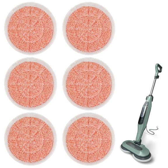 S8201 S7001 Steam Mop Pads: 6 Pack Steam Mop Pads Compatible with Shark S8201 S8001 S7001 S7000AMZ S7201 S7001TGT Series Steam Mop