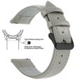 thumbnail image 1 of Correas de reloj de liberación rápida de 18mm, 20mm, 22mm, banda de reloj de cuero genuino de ganancia superior, se adapta a Samsung Galaxy Watch, Garmin Huawei Watch, 1 of 4