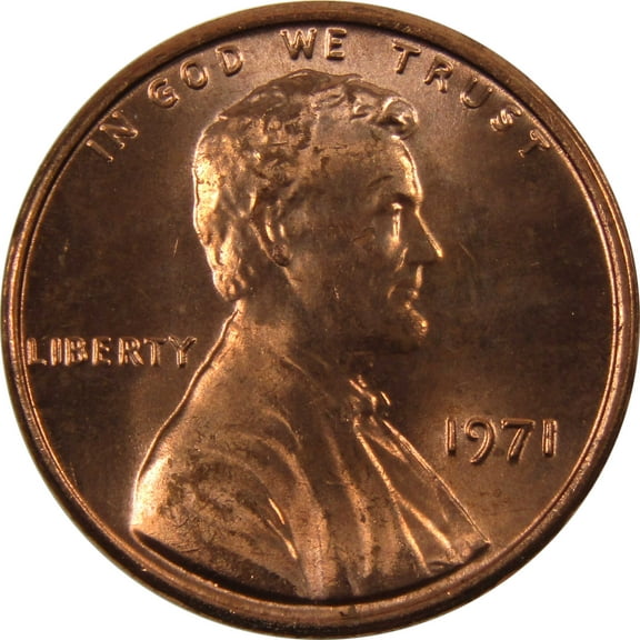 1971 Lincoln Memorial Cent BU Uncirculated Penny 1c Coin