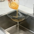 thumbnail image 5 of Sink Strainer Basket, Triangle Suction Cup Sink Corner Rack, New Upgraded With Drainage Hole, Punch-Free Corner Sink Catcher For Kitchen And Bathroom, 5 of 5