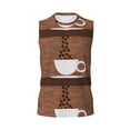 thumbnail image 6 of Picia Coffee Cafe Cup mens Cotton Tank Undershirts , Moisture-wicking Ribbed Tanks, Lightweight Cotton Tank Undershirts-Medium, 6 of 8