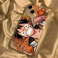 thumbnail image 3 of Funda de teléfono con diseño de anime de One Piece Monkey D. Luffy Roronoa Zoro para iPhone 15, 14, 13, 12, 11 Pro Max, carcasa suave con dibujos animados, 3 of 5