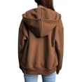 thumbnail image 2 of Sudadera Mujer Con Capucha De Cremallera Jogging Fitness, 2 of 6