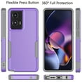 thumbnail image 2 of For Motorola Moto G Stylus 5G 2024 Case ,2 in 1 Phone Case for Moto G Stylus 5G 2024 6.7 inch ,Takfox Shockproof Heavy Duty Armor Hard Plastic & Rubber Rugged Full Body Bumper Cover -Purple, 2 of 11