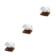 thumbnail image 1 of Yuarrent Portavelas de aceite esencial con base de madera - Quemador de aceite acogedor y de amplia aplicación Melt Home Wax Square 2 Type1 NO1, 1 of 6