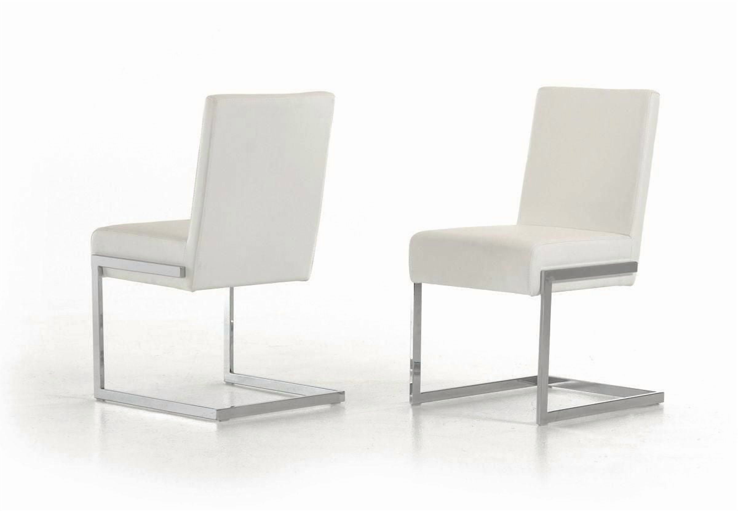 Chaise de salle à manger canadienne Senorita blanche (Ensemble de 2)