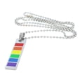 thumbnail image 4 of Collar de Acero Inoxidable Yuyangstore Arcoiris, 4 of 8
