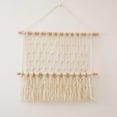 thumbnail image 6 of JWQFBC Boho Macrame Wall Organizer Letters Book Wall Holder Farmhouse Decor Tassel Wall White, 6 of 9