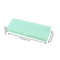 thumbnail image 3 of Vaidha Student Organizer Pen Pouch Pencil Case Translucent Frosted Stationery Case, 3 of 4