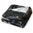 thumbnail image 3 of Benjamins Actor Deadlys Class Mattheo Riddle Wadsworths Blanket Soft and Comfortable Flannel Blanket for Sofa Office Camping Travel Home Decor Cozy Plush Beach Blanket Gift 80x60 in, 3 of 6