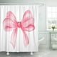 thumbnail image 1 of ABPHQTO Pintura acuarela lazo rosa mano blanco fiesta saludo objeto tu creatividad corbata baño cortina de ducha 165x180 cm ABPHQTO PKNMT66x72Shower-99, 1 of 2