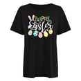 thumbnail image 4 of BLVB Easter Day Shirts Womens Bunny Eggs Printed T-Shirt Short Sleeve Crewneck Graphic Tees Tops Gifts for Girls, 4 of 4