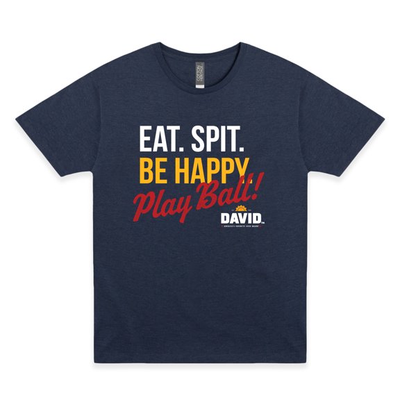 DAVID™ Eat. Spit. Be Happy. Play Ball! Tee | Officially Licensed