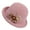 Pink, variant on Flower Wide Brimmed Bucket Hat Sun Protection Lightweight Foldable For Outdoor