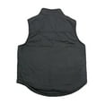 thumbnail image 2 of Lee Premium Men's Sleeve Sherpa Lined Mock Collar Full Zip Canvas Workwear Vest (Black, XXL), 2 of 2